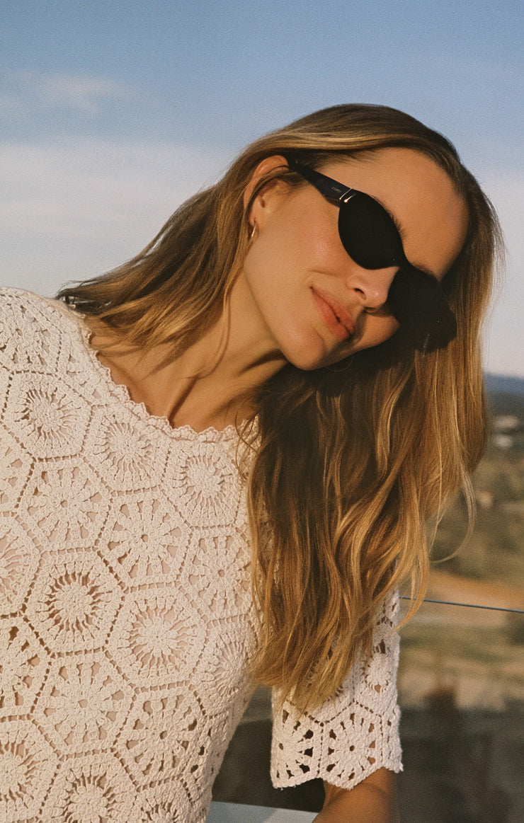 Accessories - Sunglasses Backstage Polarized Sunglasses Polished Black - Grey