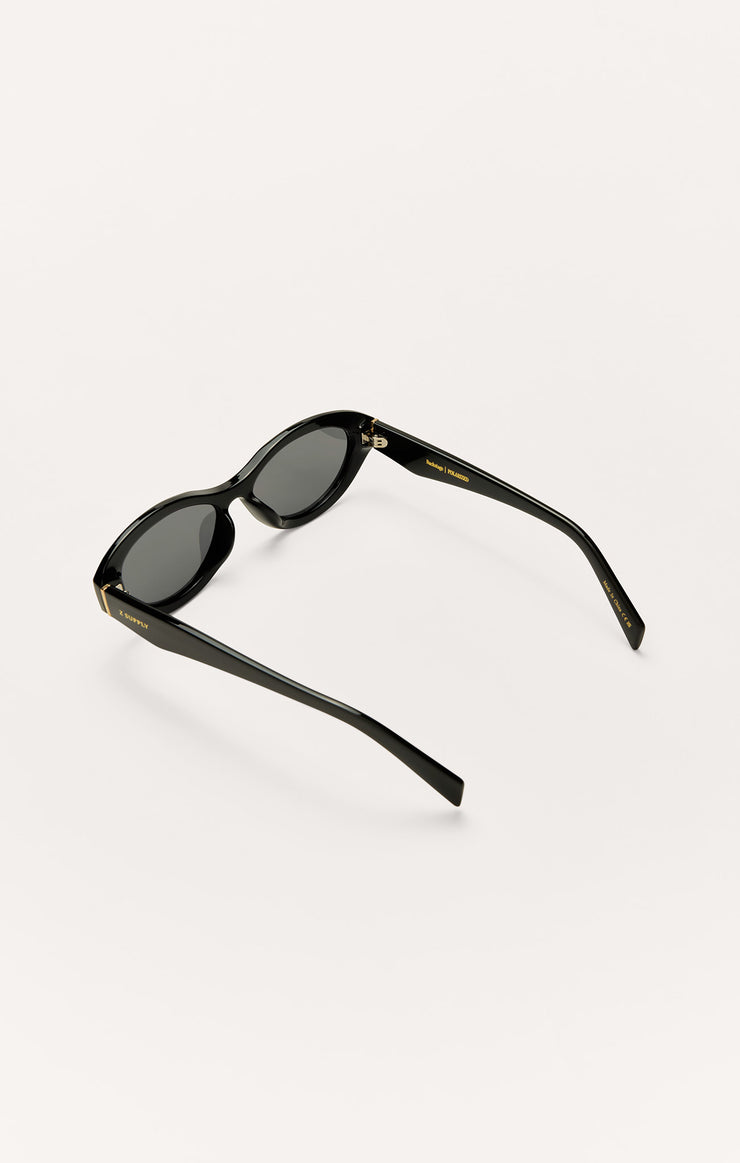 Accessories - Sunglasses Backstage Polarized Sunglasses Polished Black - Grey