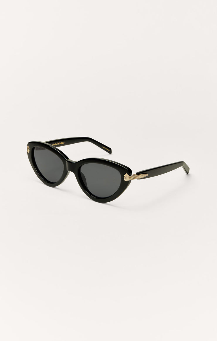 Accessories - Sunglasses Coastline Polarized Sunglasses Polished Black - Grey