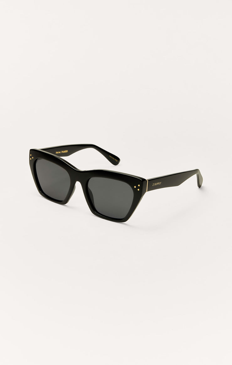 Accessories - Sunglasses Park Ave Polarized Sunglasses Polished Black - Grey