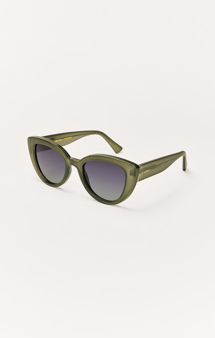 Accessories - Sunglasses Golden Hour Polarized Sunglasses Olive - Gradient