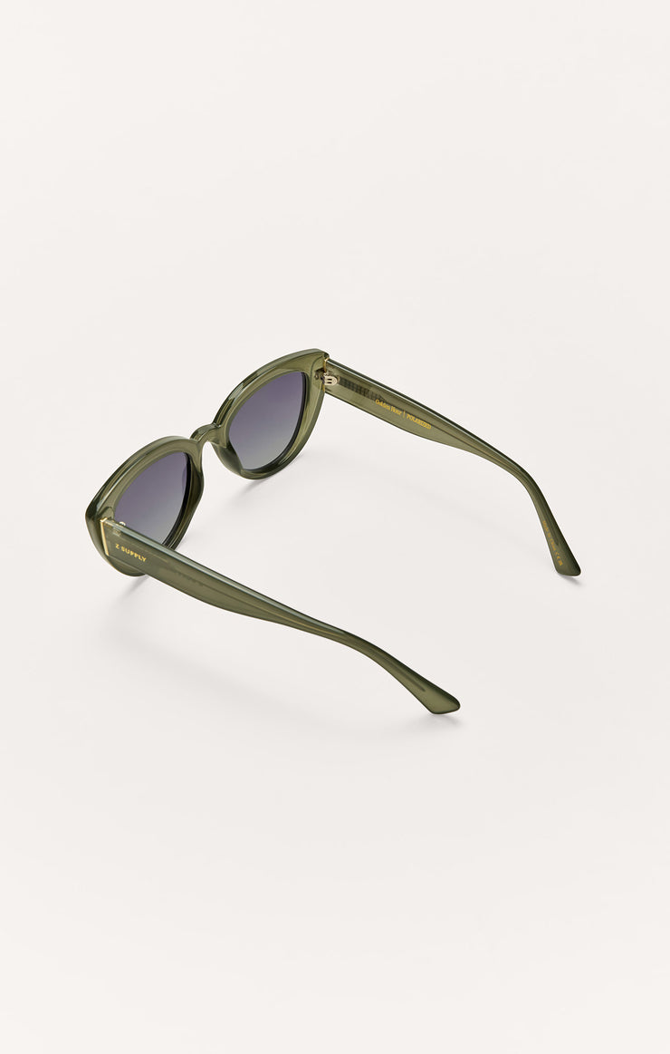 Accessories - Sunglasses Golden Hour Polarized Sunglasses Olive - Gradient