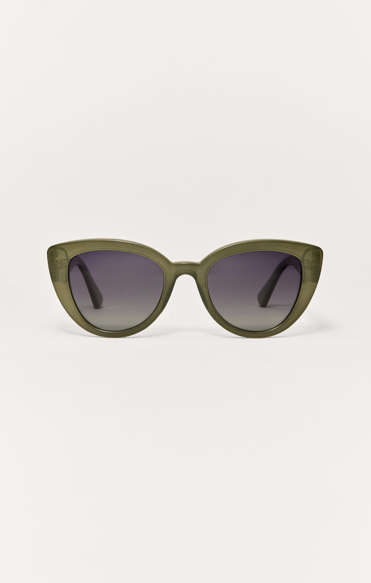 Accessories - Sunglasses Golden Hour Polarized Sunglasses Olive - Gradient