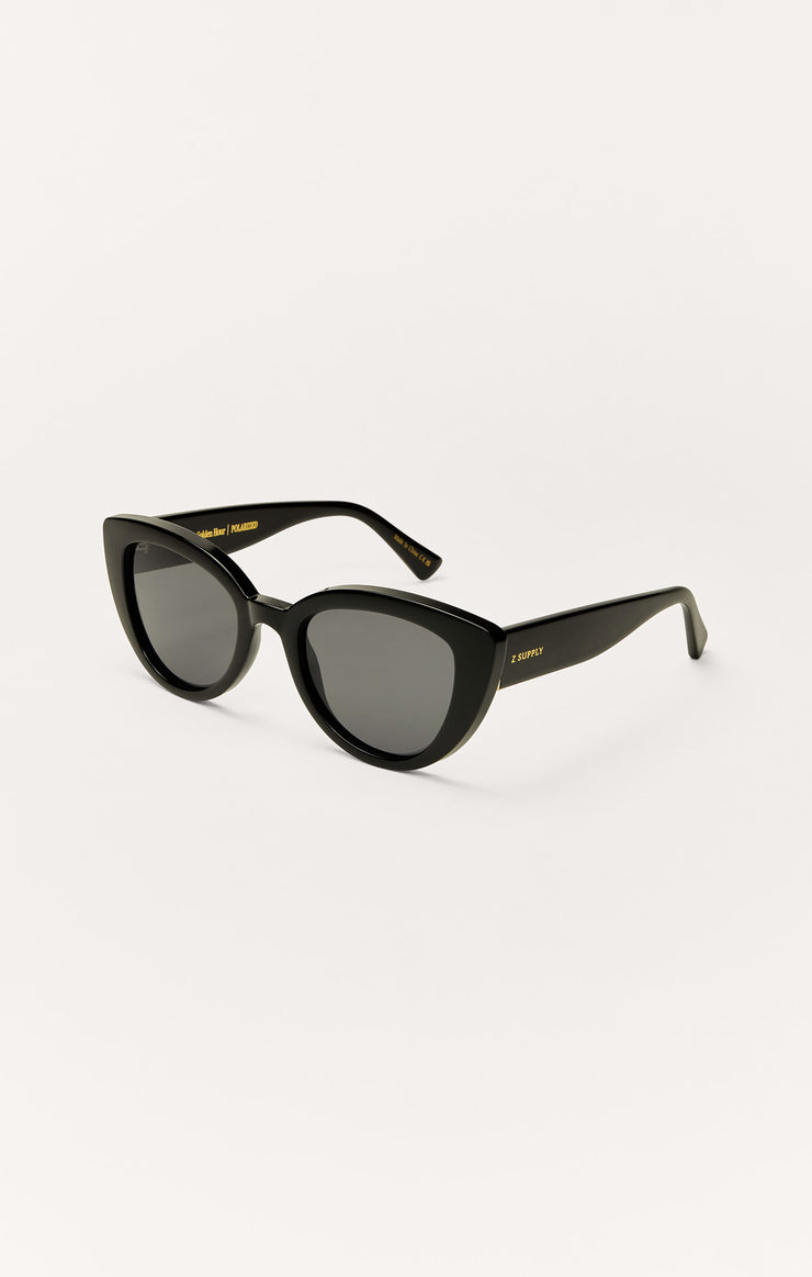 Accessories - Sunglasses Golden Hour Polarized Sunglasses Polished Black - Grey