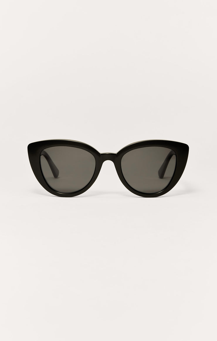 Accessories - Sunglasses Golden Hour Polarized Sunglasses Polished Black - Grey