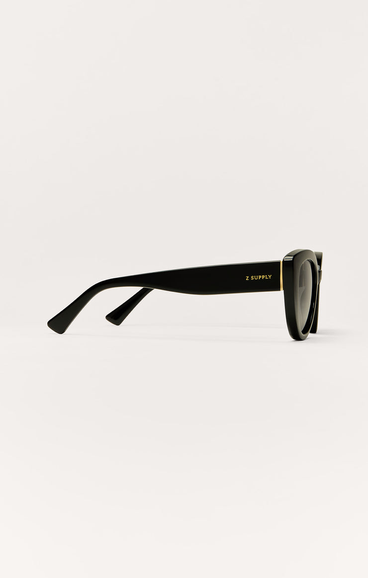 Accessories - Sunglasses Golden Hour Polarized Sunglasses Polished Black - Grey