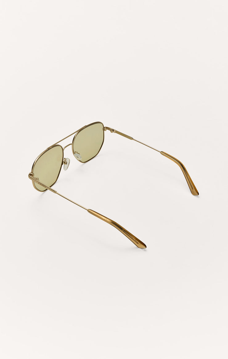 Accessories - Sunglasses Highway Polarized Sunglasses Satin Gold - Khaki