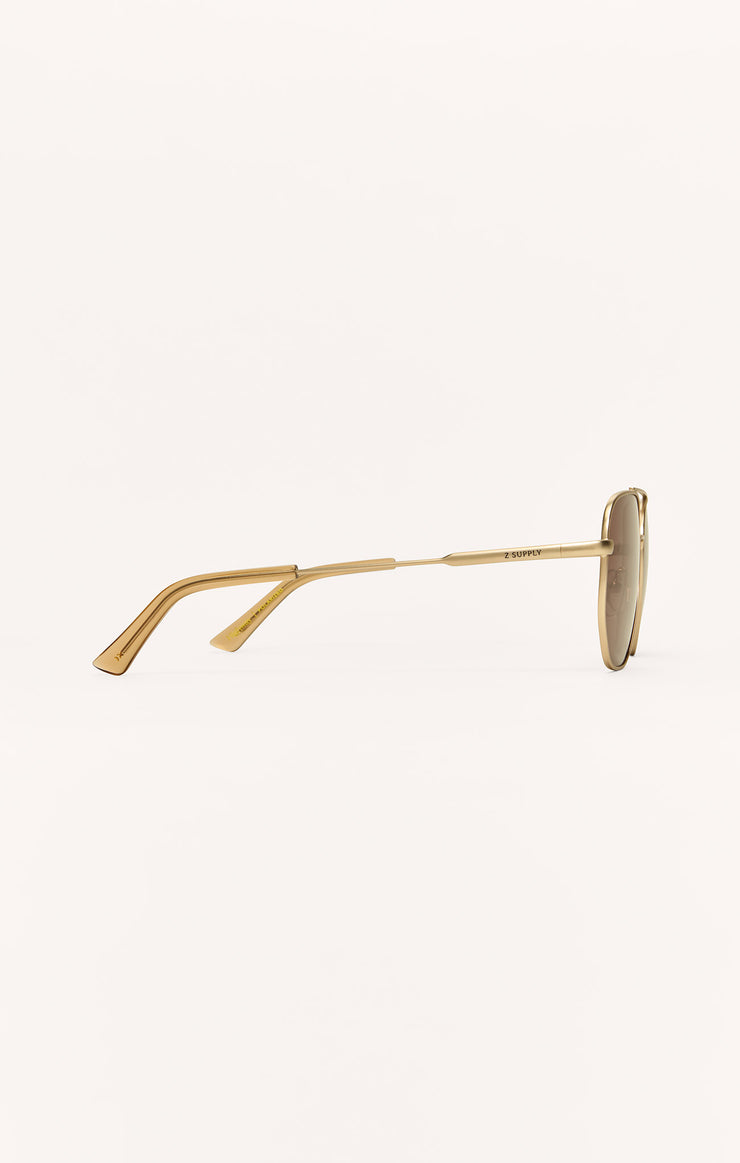 Accessories - Sunglasses Highway Polarized Sunglasses Satin Gold - Brown