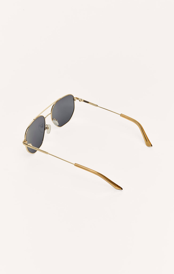 Accessories - Sunglasses Highway Polarized Sunglasses Gold - Grey