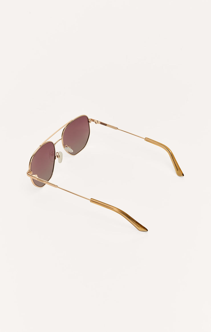 Accessories - Sunglasses Highway Polarized Sunglasses Rose Gold - Gradient