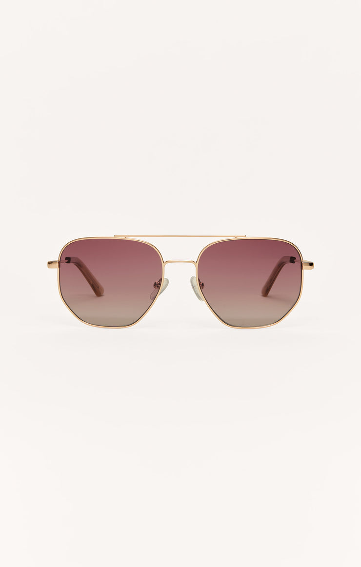 Accessories - Sunglasses Highway Polarized Sunglasses Rose Gold - Gradient