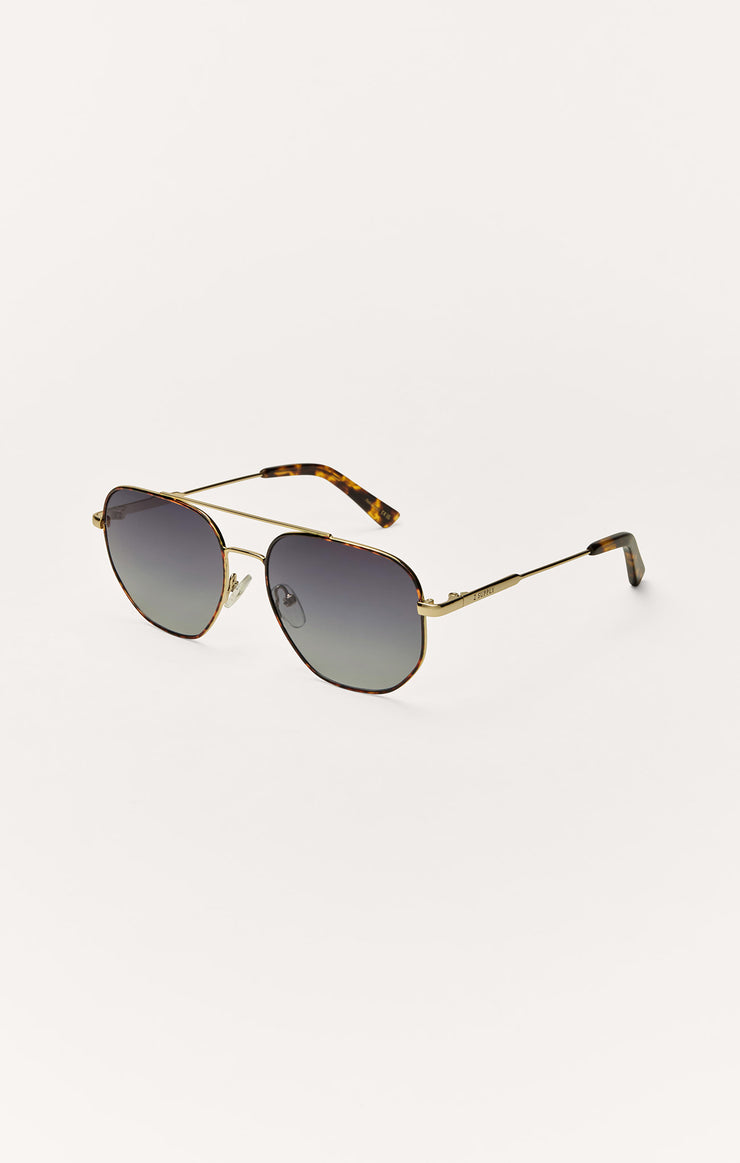 Accessories - Sunglasses Highway Polarized Sunglasses Tort Gold - Gradient