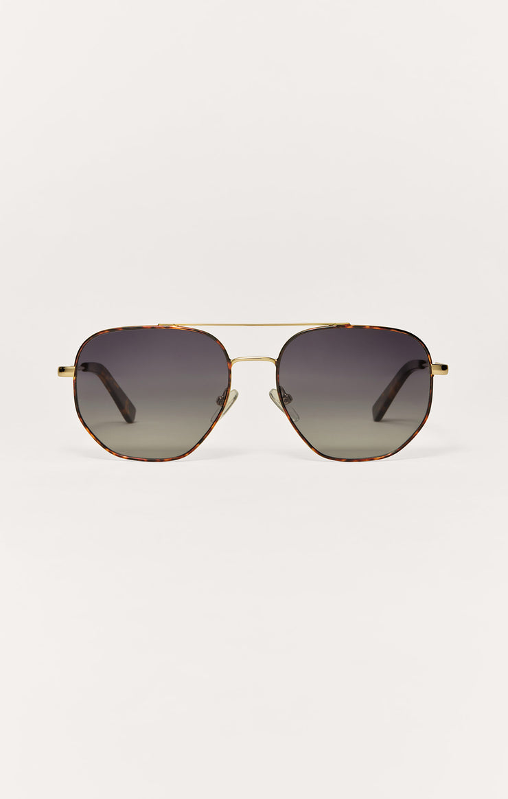 Accessories - Sunglasses Highway Polarized Sunglasses Tort Gold - Gradient