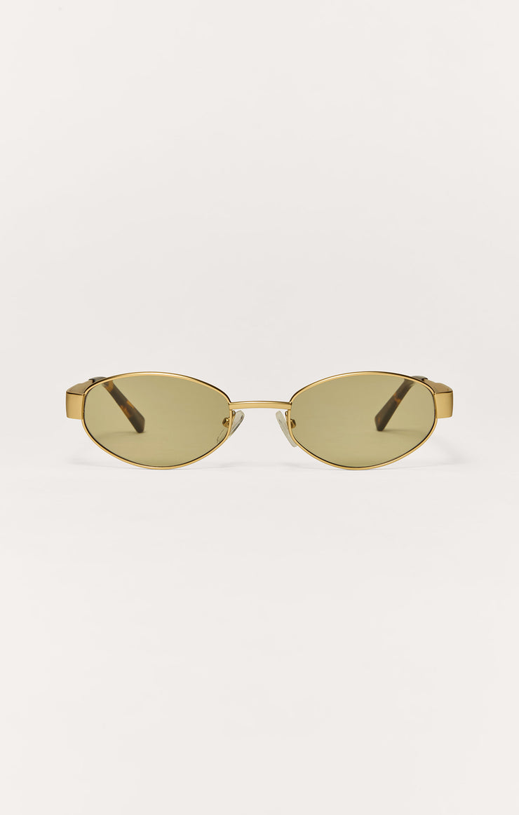 Accessories - Sunglasses Palisades Polarized Sunglasses Satin Gold - Khaki