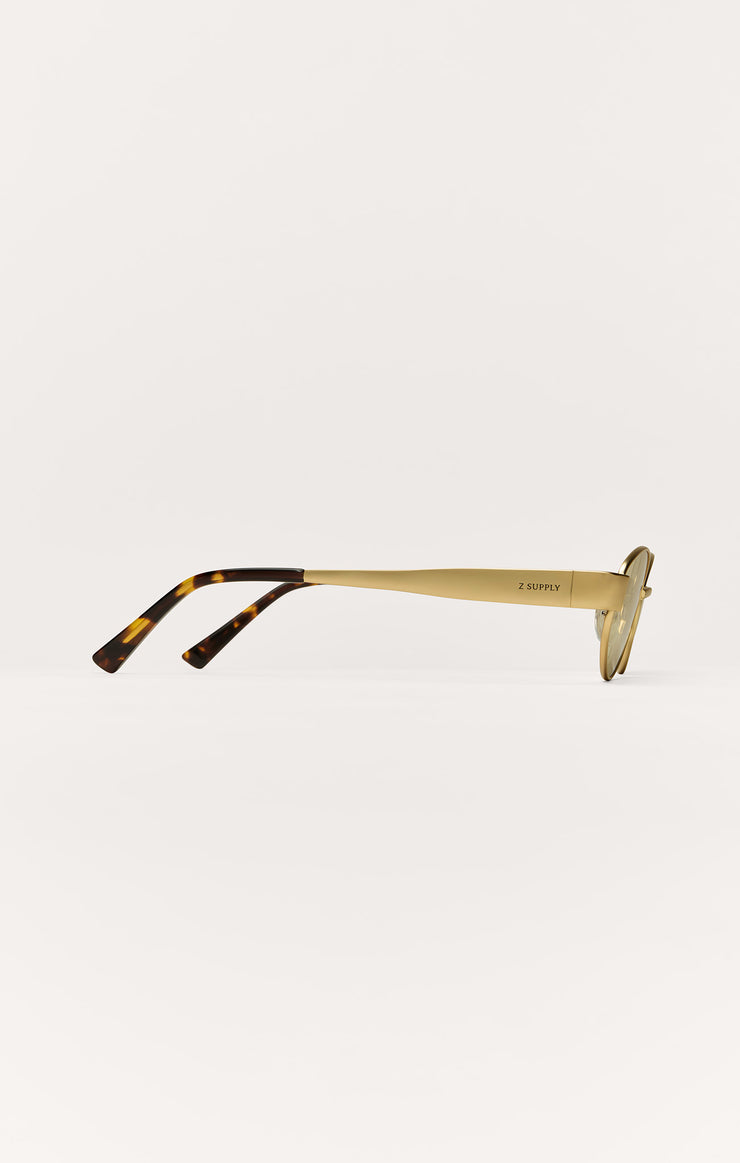 Accessories - Sunglasses Palisades Polarized Sunglasses Satin Gold - Khaki