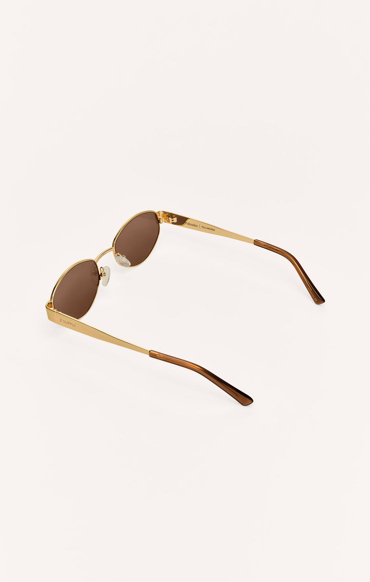 Accessories - Sunglasses Palisades Polarized Sunglasses Gold - Brown