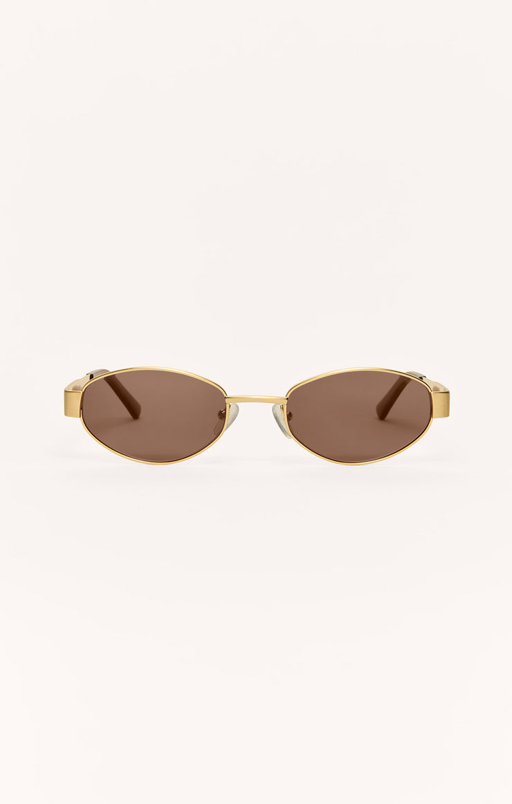 Accessories - Sunglasses Palisades Polarized Sunglasses Gold - Brown