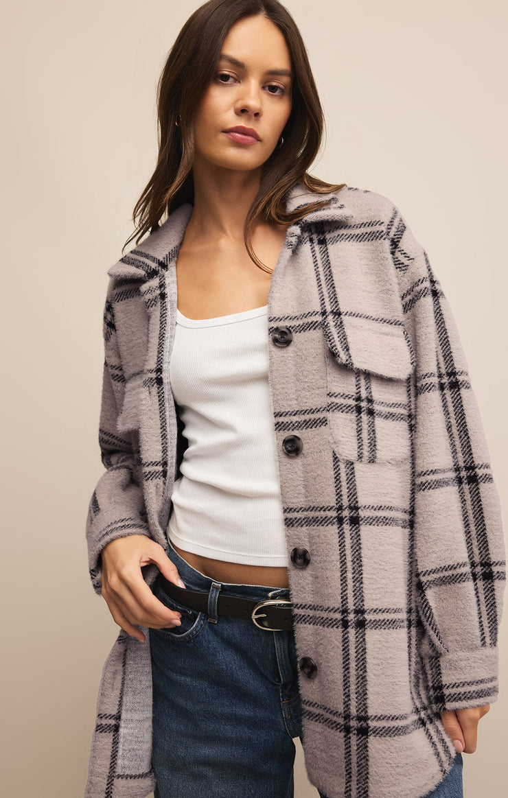 Jackets Plaid Tucker Shirt Jacket Plaid Tucker Shirt Jacket