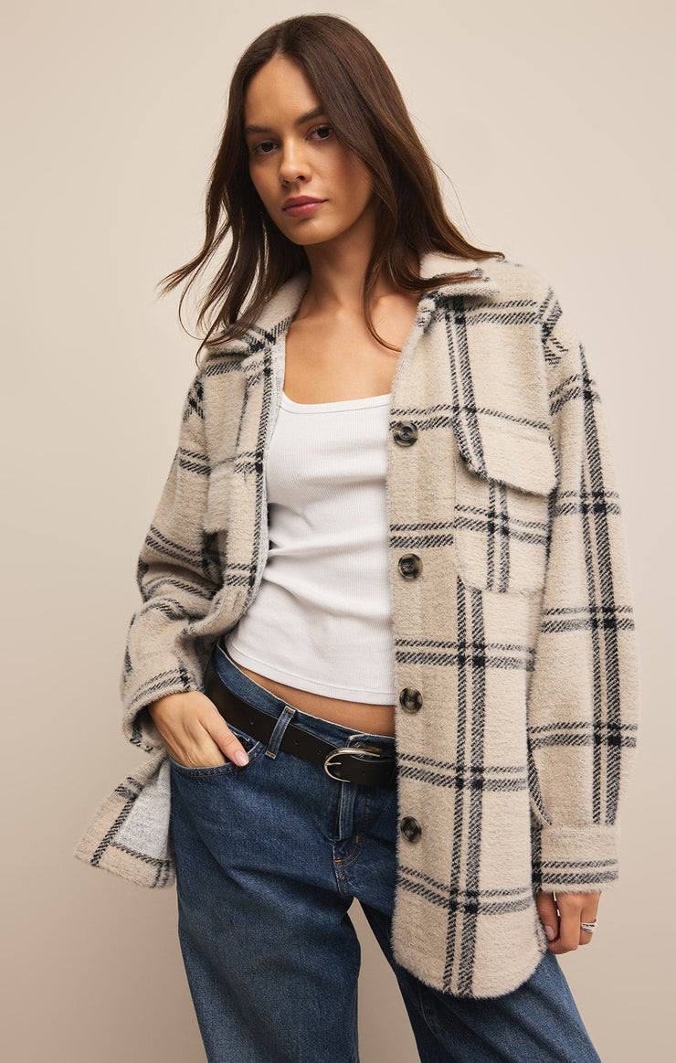 Jackets Plaid Tucker Shirt Jacket Plaid Tucker Shirt Jacket