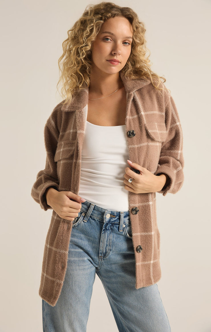 Jackets Plaid Tucker Shirt Jacket Plaid Tucker Shirt Jacket