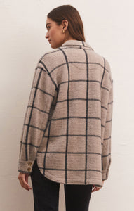 JacketsPlaid Tucker Shirt Jacket Off White