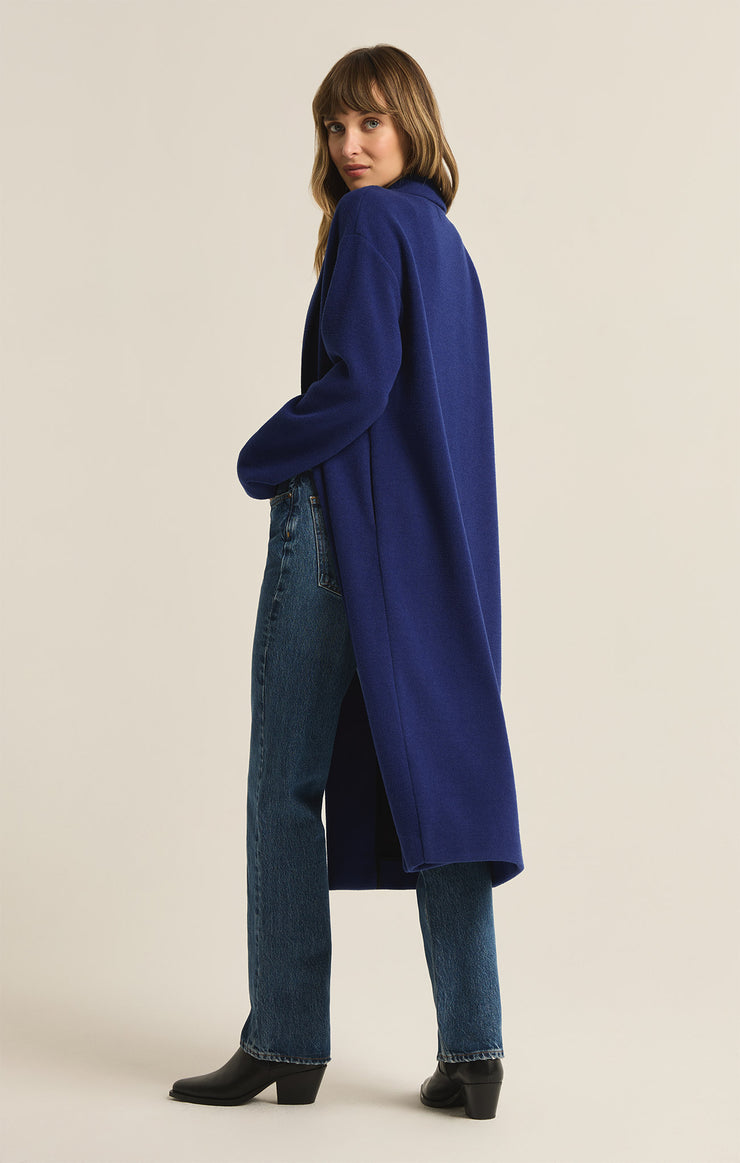 Jackets Mason Knit Coat Sapphire Blue