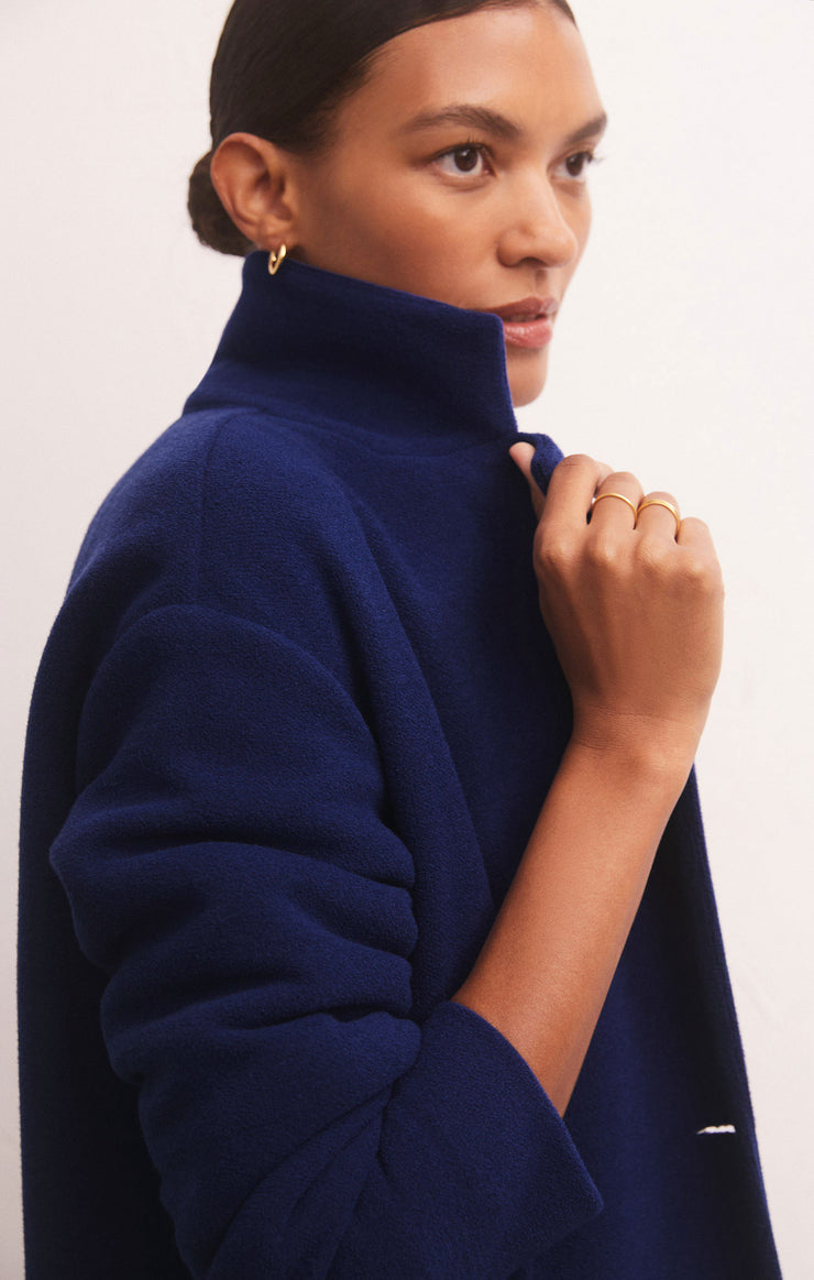 Jackets Mason Knit Coat Sapphire Blue