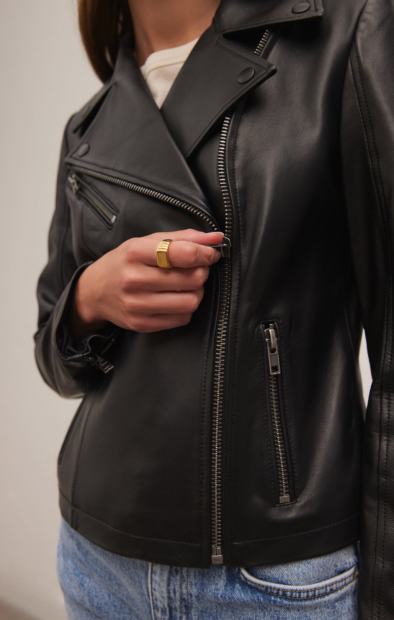 Ryder Leather Moto Jacket – Z SUPPLY