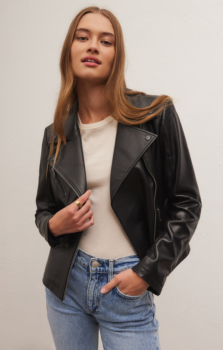 6 Best Leather Moto Jacket For Women - an indigo day