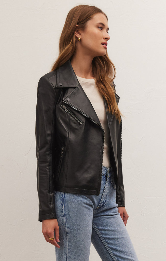 Ryder Leather Moto Jacket – Z SUPPLY