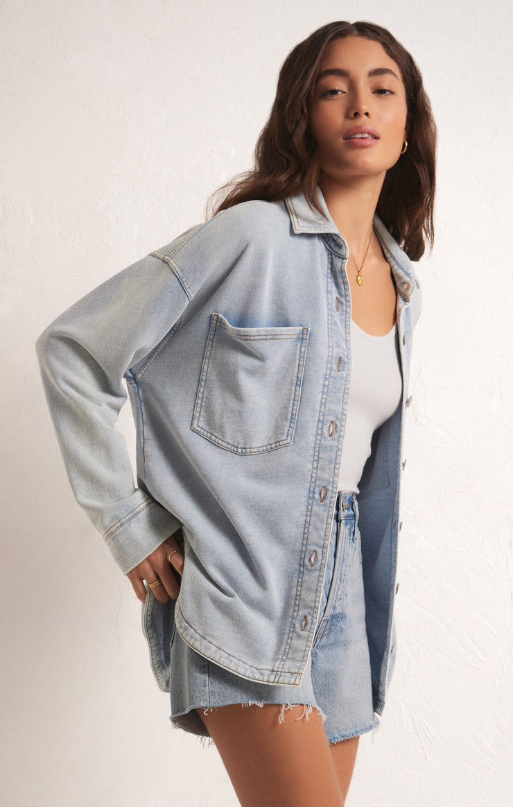 All Day Knit Denim Jacket – Z SUPPLY