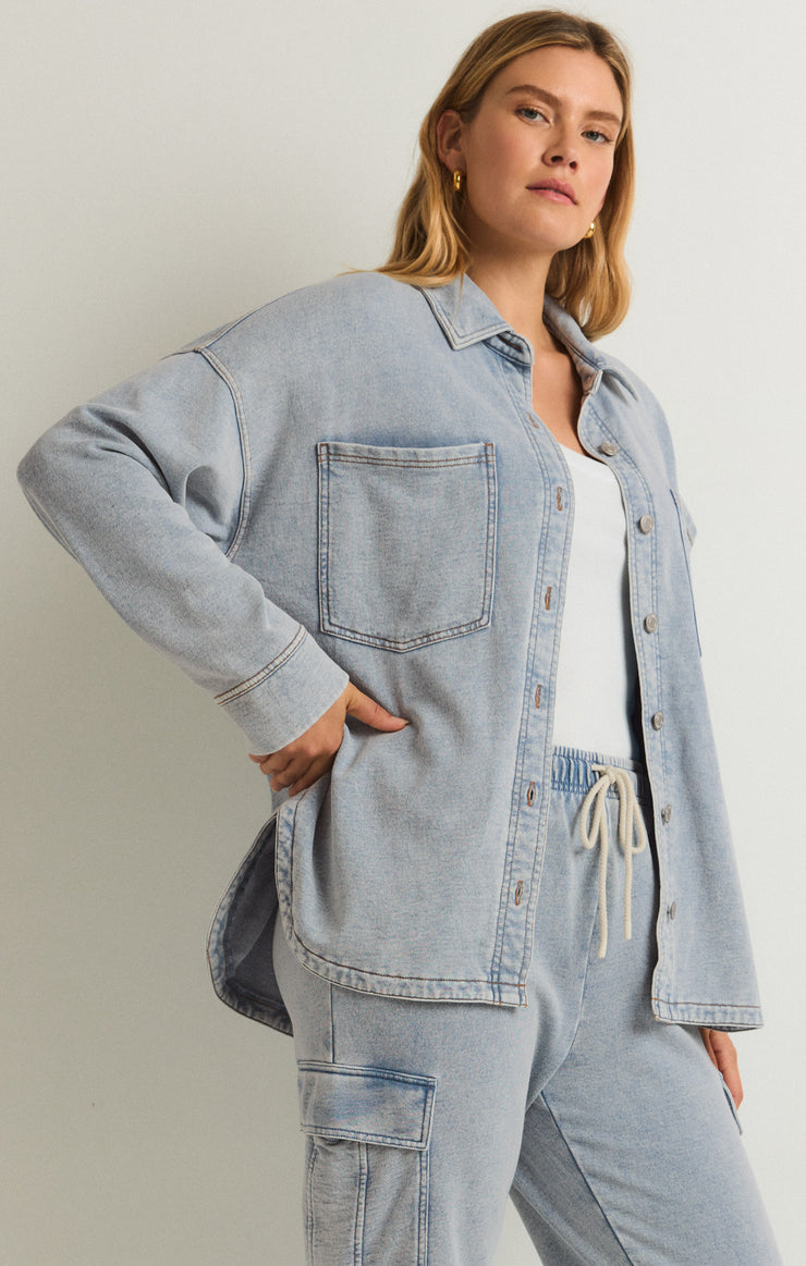 All Day Knit Denim Jacket Z SUPPLY