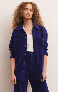 JacketsUnion Knit Cord Jacket Sapphire Blue