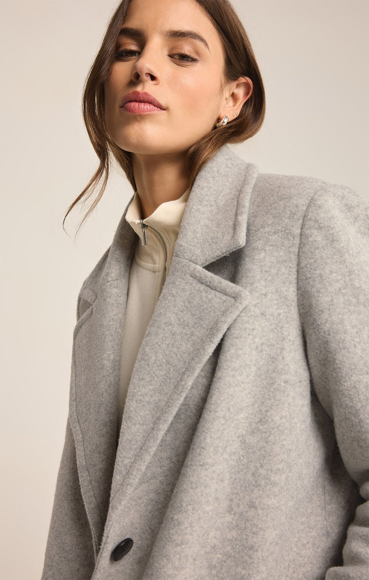 Jackets Conway Plush Coat Classic Heather Grey