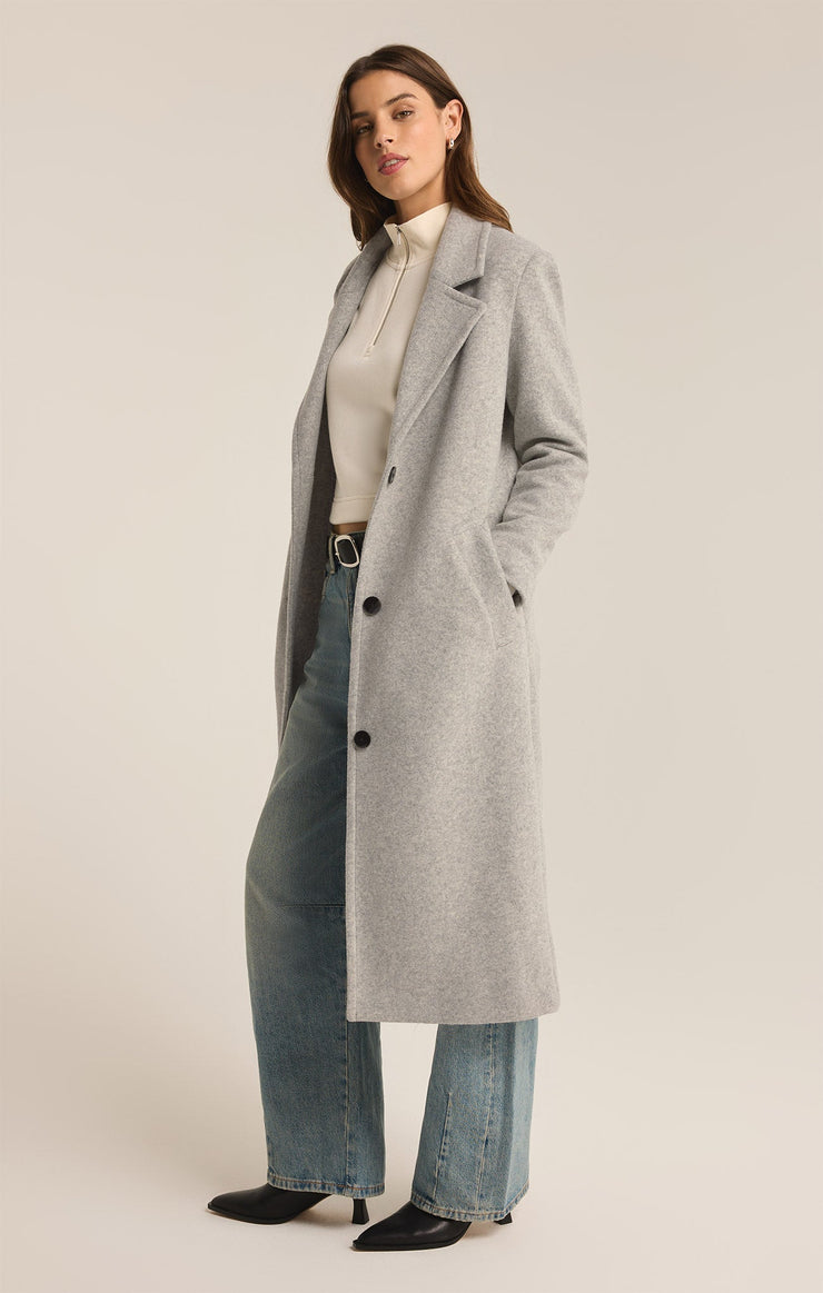 Jackets Conway Plush Coat Classic Heather Grey