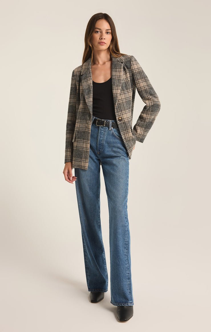 Jackets Kingston Relaxed Plaid Blazer Kingston Relaxed Plaid Blazer