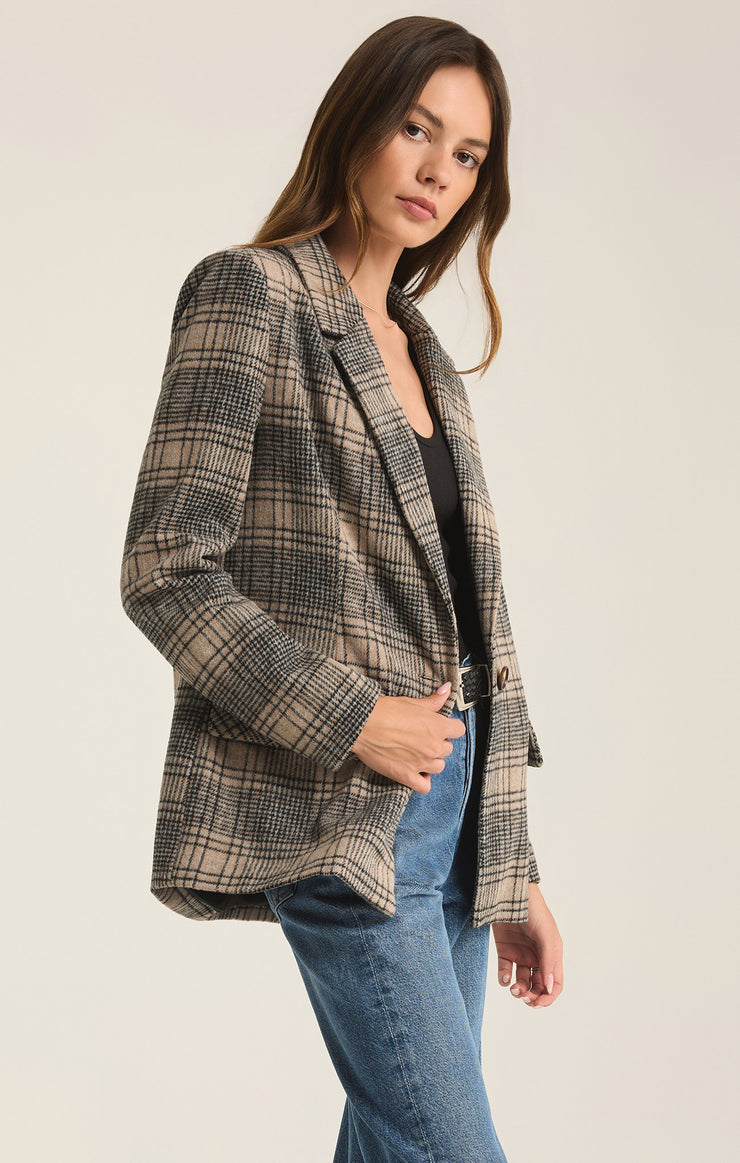 Jackets Kingston Relaxed Plaid Blazer Kingston Relaxed Plaid Blazer