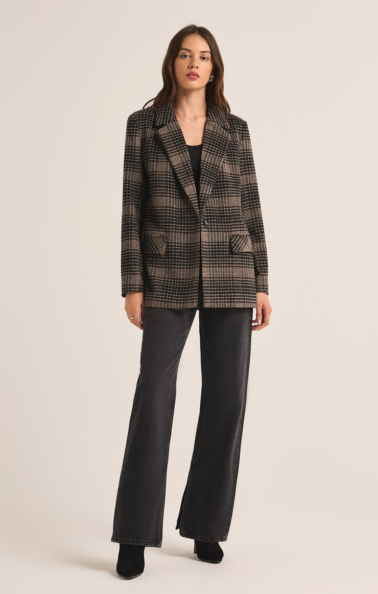 Jackets Kingston Relaxed Plaid Blazer Kingston Relaxed Plaid Blazer