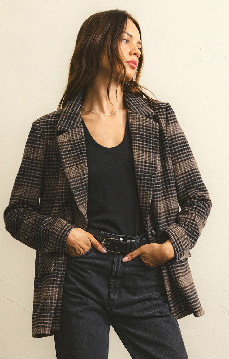 Jackets Kingston Relaxed Plaid Blazer Kingston Relaxed Plaid Blazer