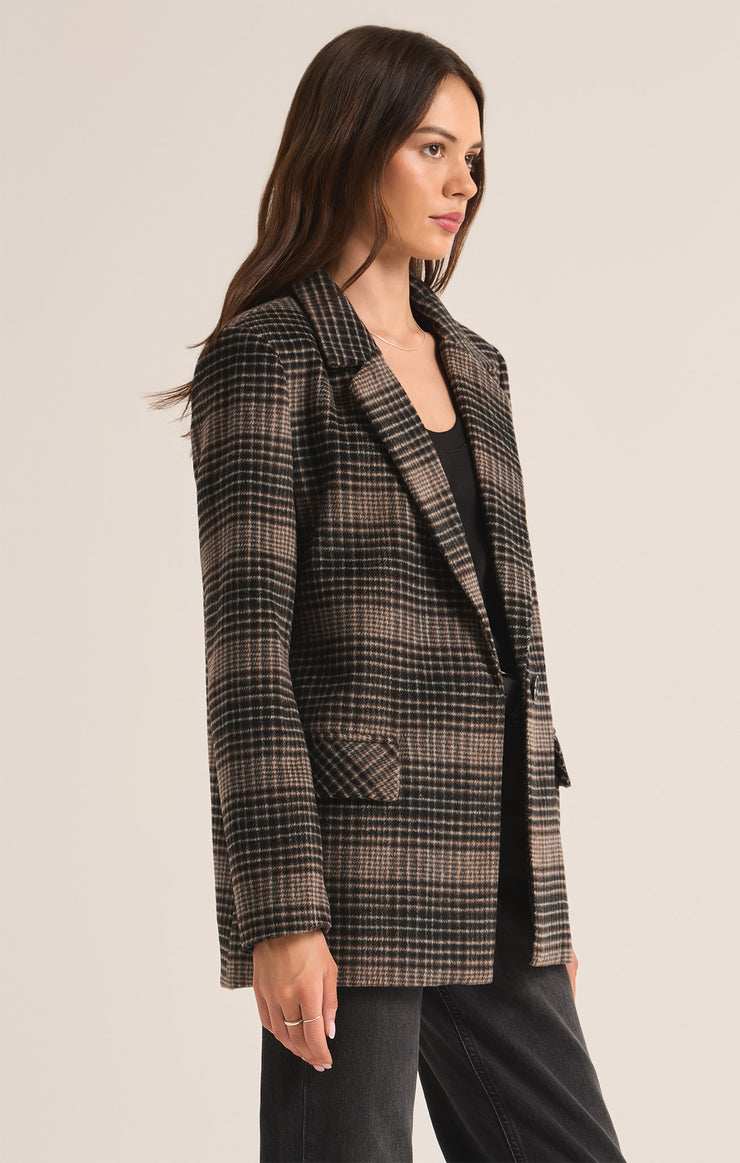 Jackets Kingston Relaxed Plaid Blazer Kingston Relaxed Plaid Blazer