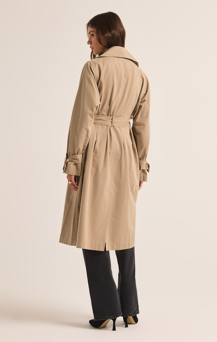 Jackets Dorian Trench Coat Driftwood