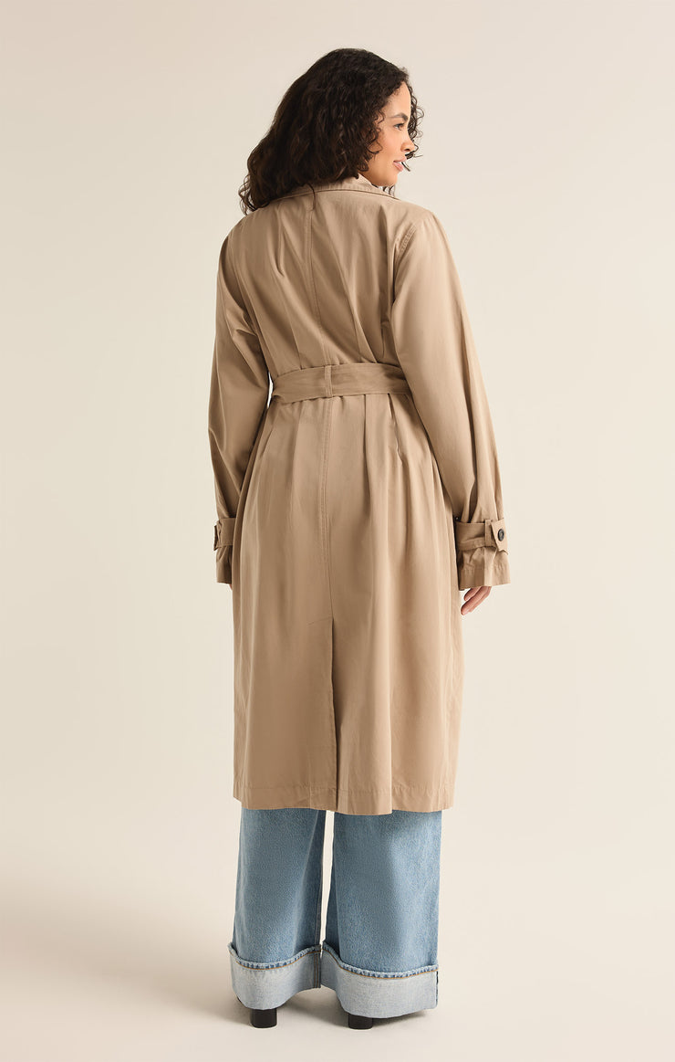 Jackets Dorian Trench Coat Driftwood