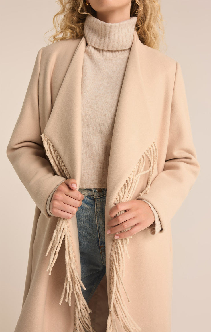 Jackets Alchemist Fringe Coat Natural