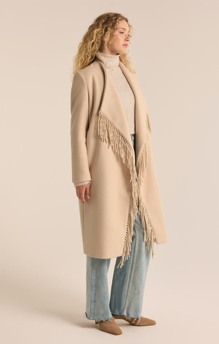 Jackets Alchemist Fringe Coat Natural