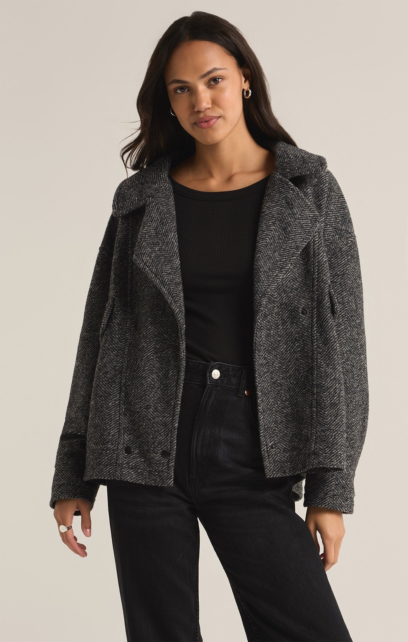 Ari Herringbone Jacket – Z SUPPLY Ari Herringbone Jacket – Z SUPPLY
