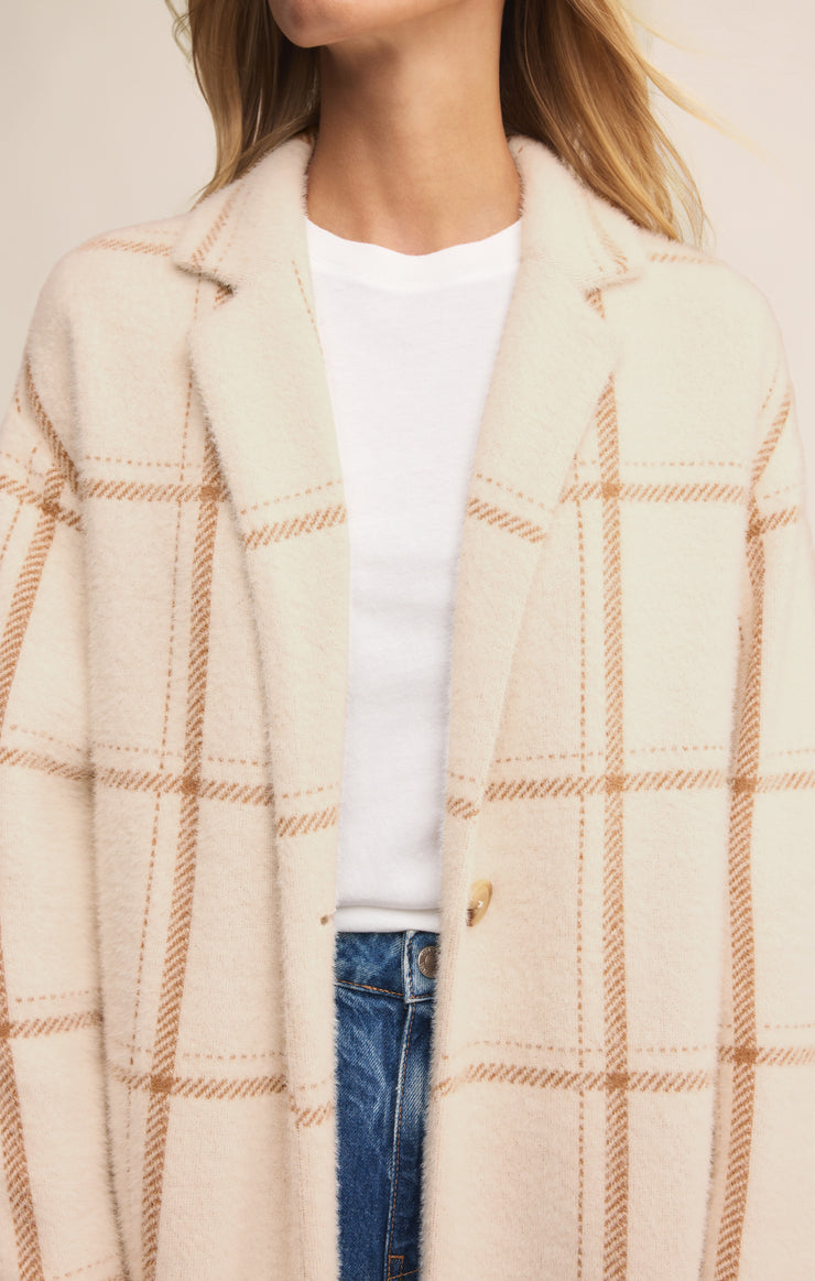 Jackets Mason Windowpane Knit Coat Mason Windowpane Knit Coat