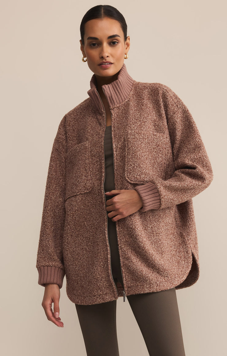 Jackets Downhill Fuzzy Jacket Coconut