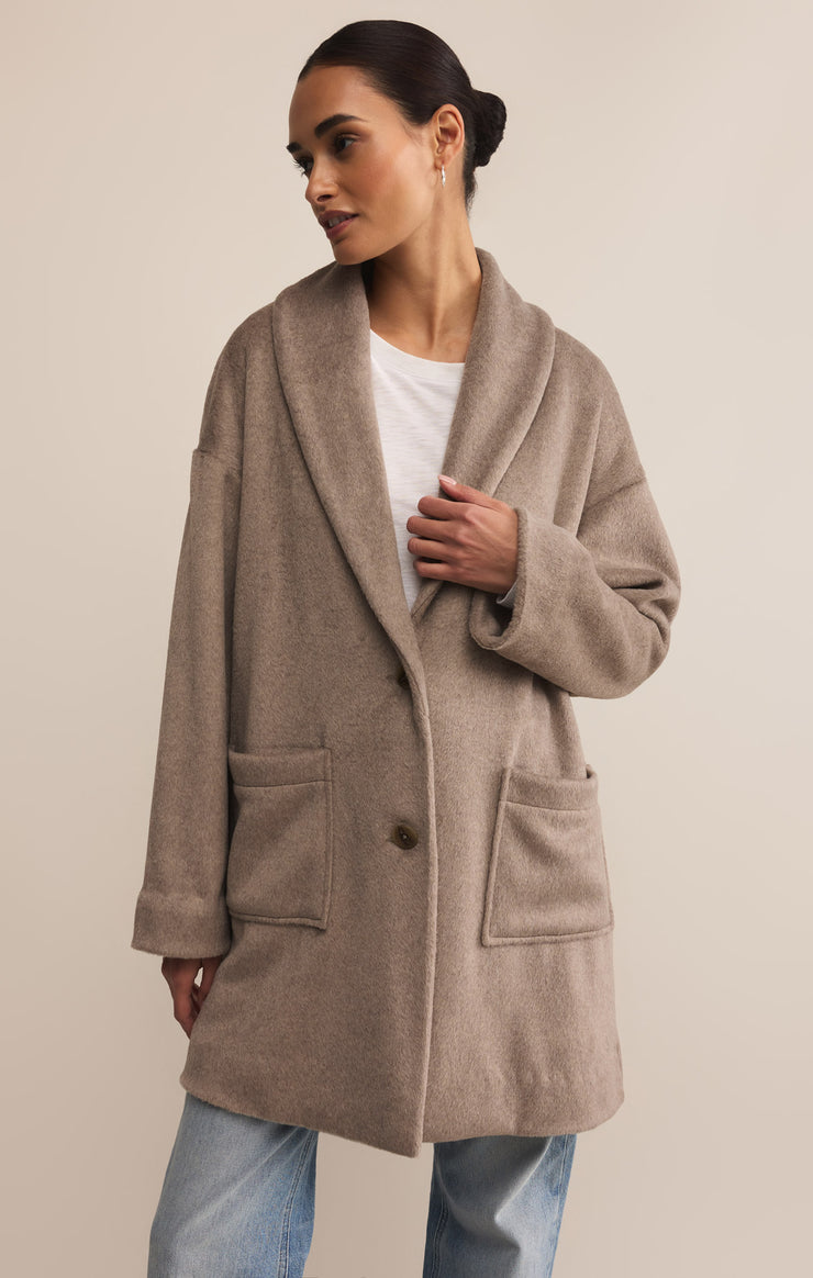 Lennon Oversized Heathered Coatigan – Z SUPPLY