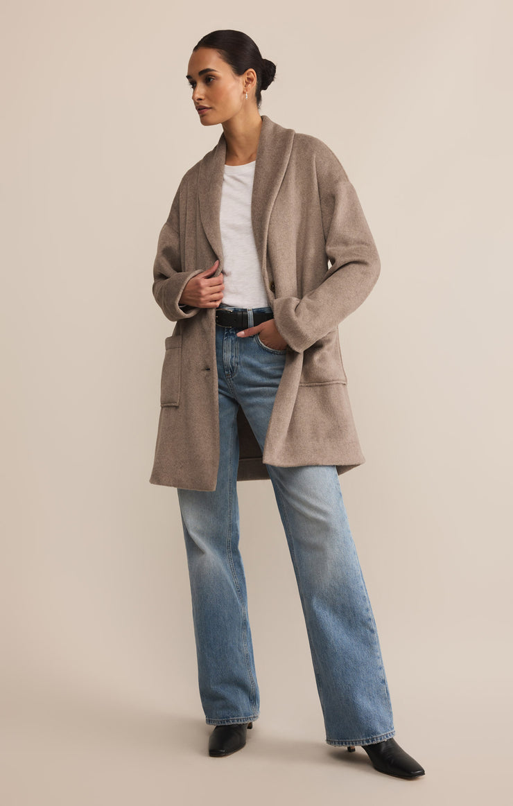 Lennon Oversized Heathered Coatigan – Z SUPPLY