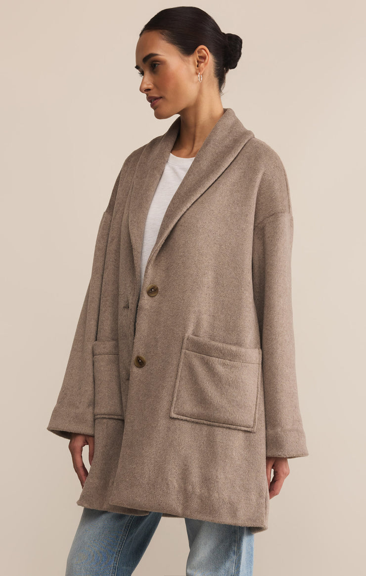 Lennon Oversized Heathered Coatigan – Z SUPPLY